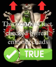 This post was fact checked by real enhance chads