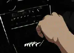 Initial D car drifting on mountain road