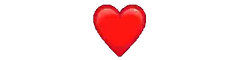 Red heart emoji pulsing
