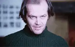 Jack Nicholson intense stare