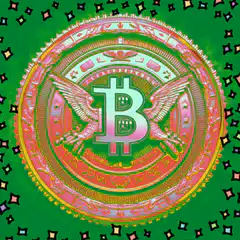 Psychedelic Bitcoin Coin