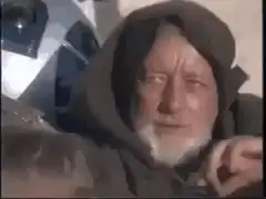 Obi-Wan Kenobi pointing