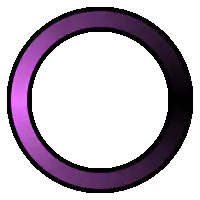 Purple gradient ring