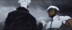 Gojo punches Hanami