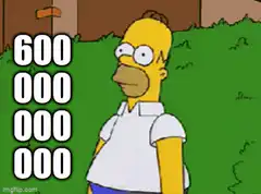 Homer Simpson burrowing into the ground