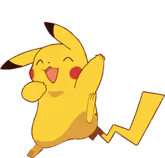 Happy Pikachu dancing