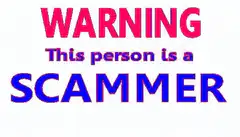Warning this person is a scammer