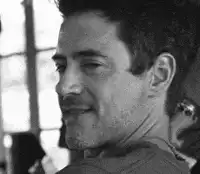 Robert Downey Jr. smirking