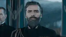 Oscar Isaac intense stare