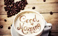 Good Morning Coffee Art