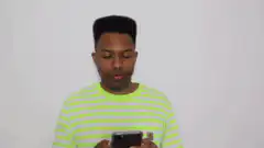 Man shocked by phone