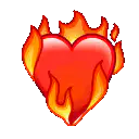 Burning Heart Emoji