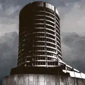 Towering cylindrical building