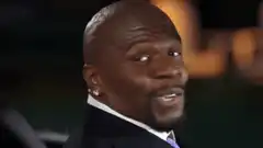 Terry Crews confused and laughing in car