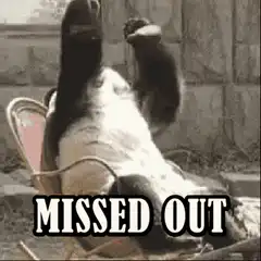 Panda falls out of chair missed out