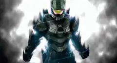 Master Chief landing on Halo