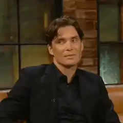 Cillian Murphy looking around confused