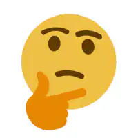 Thinking emoji spins and multiplies