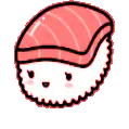 kawaii sushi color changing