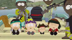 South Park pirates on a boat