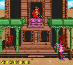 Stacker Saloon pixel art fight