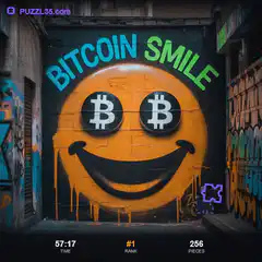Bitcoin Smile Puzzle Game