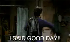 Ross says I said good day