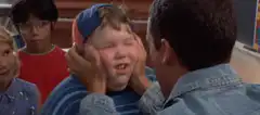 Mr. Feeny squeezing Danny's cheeks