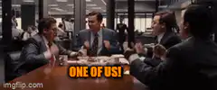 One of Us! Office Celebration