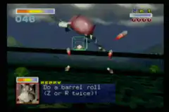 Perry the Platypus barrel roll instruction