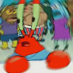 Mr. Krabs dizzy spinning