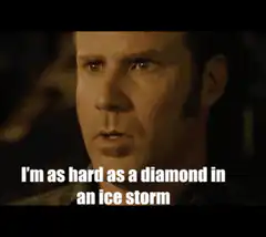 Will Ferrell diamond in an ice storm