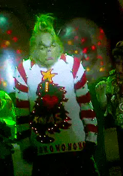 Grinch in Christmas sweater