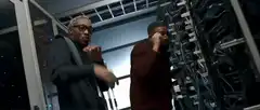 Samuel L Jackson reacts to server room