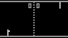 Pong game gameplay