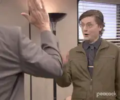 Andy Bernard says nice