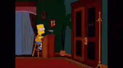 Homer enters and exits the room