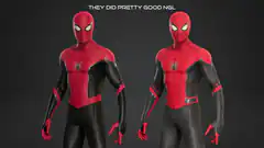 Spider-Man suits comparison