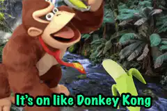 Donkey Kong banana peel