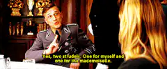 Hans Landa offers two strudels