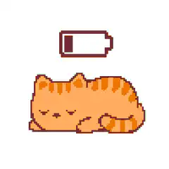 pixel cat battery charging