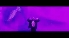 Man multiplying on purple background
