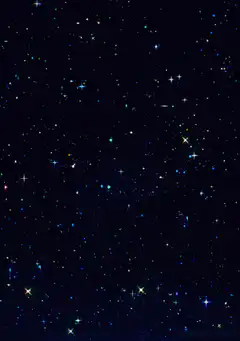 Twinkling stars in deep space