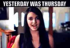 Yesterday Was Thursday