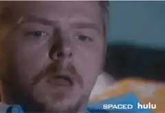 Simon Pegg crying face
