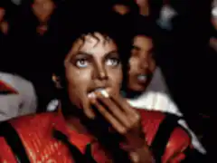 Michael Jackson shocked then smiles