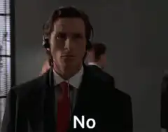 Christian Bale No GIF