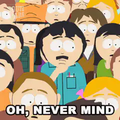South Park crowd oh never mind