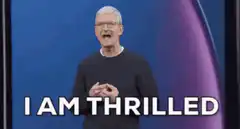 Tim Cook I Am Thrilled