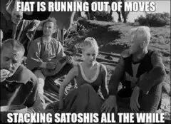 Last Supper stacking satoshis